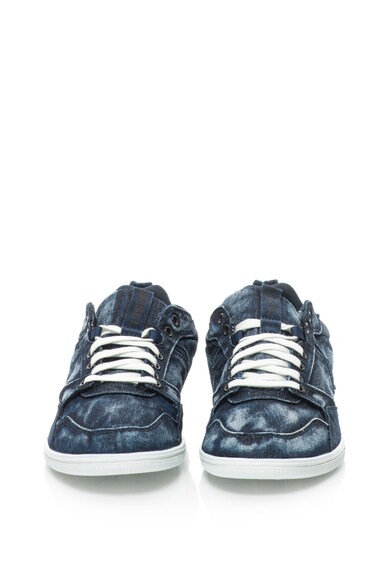 Diesel Pantofi sport cu garnituri de piele intoarsa si aspect de denim S-Tage Barbati