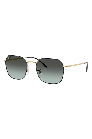 Ochelari de soare unisex cu lentile in degrade - Auriu