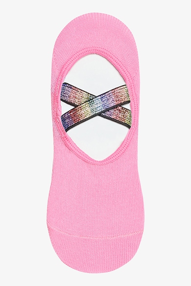 Sosete foarte scurte cu bretele - Fucsia