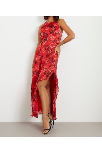 Rochie dama - material poliester - culoare rosu - Rosu