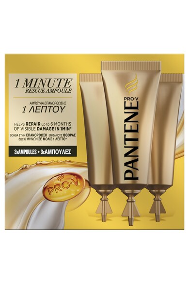 Pantene Tratament fiole  Pro-V Repair & Protect pentru par deteriorat, 3 x 15 ml Femei