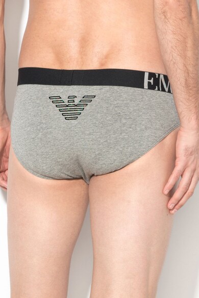 Emporio Armani Underwear Chiloti cu logo holografic pe partea din spate Barbati
