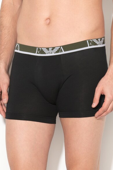 Emporio Armani Underwear Emporio Armani, Set de boxeri cu banda ela 1stica cu logo in talie - 2 perechi Barbati