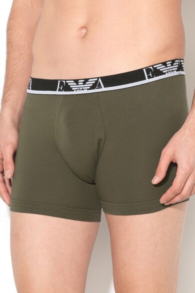 Emporio Armani Underwear Emporio Armani, Set de boxeri cu banda ela 1stica cu logo in talie - 2 perechi Barbati