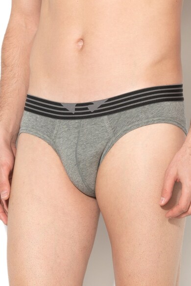 Emporio Armani Underwear Emporio Armani, Комплект слипове с еластична талия с лого - 2 чифта Мъже