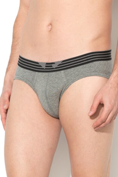 Emporio Armani Underwear Set de chiloti cu banda elastica cu logo in talie - 2 perechi Barbati