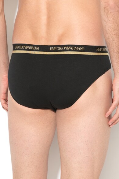 Emporio Armani Underwear Set de chiloti cu banda cu logo in talie - 2 perechi 111733-7A598 Barbati