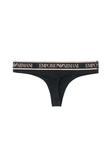 Emporio Armani Underwear Emporio Armani, Chiloti tanga cu insertii din lurex Femei