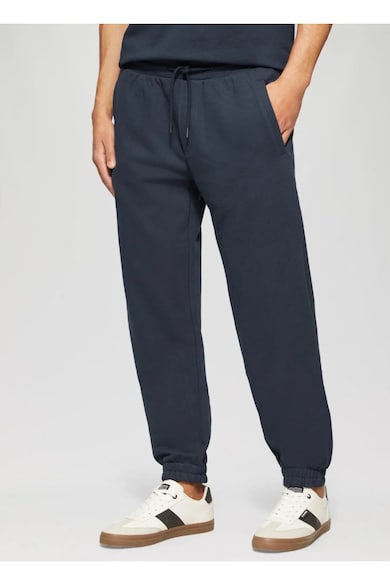 Pantaloni sport barbati - Detroit - cu talie medie si croiala Regular fit - din bumbac - Bleumarin inchis - Bleumarin inchis