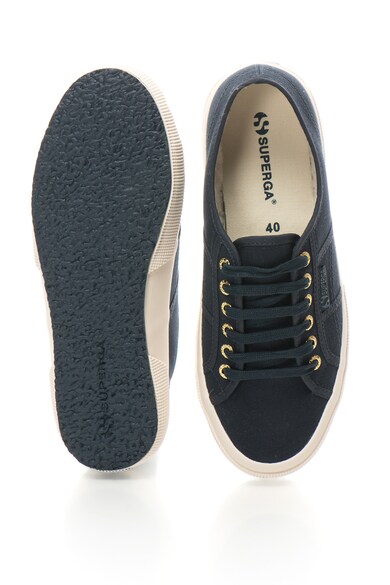 Superga Unisex vászon plimsoll cipő báránybőr hatású béléssel férfi