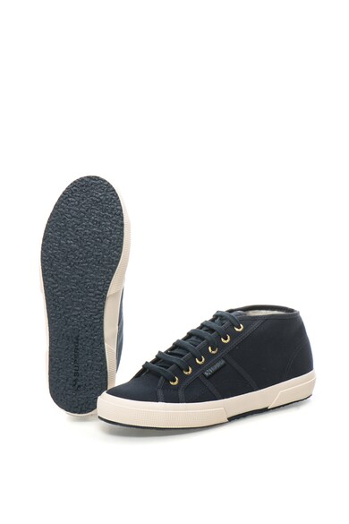 Superga Tenisi mid-high cu captuseala din material teddy Cobinu, Unisex Barbati