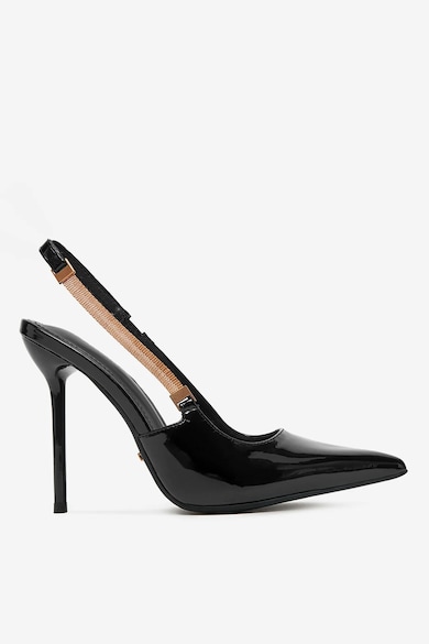 Pantofi Sintetic - Negru -