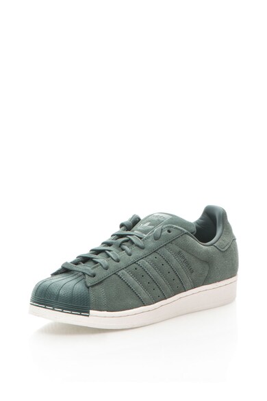 adidas Originals Pantofi sport de piele intoarsa Superstar Barbati