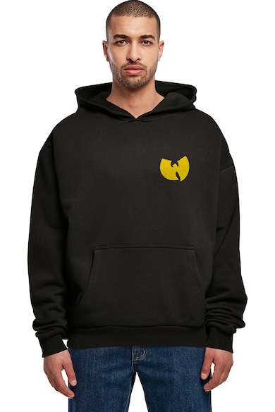 Hanorac unisex supradimensionat - Alb/Negru/Galben