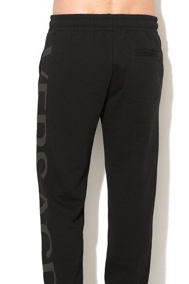 Versace Pantaloni jogger cu imprimeu logo lateral, cauciucat Barbati