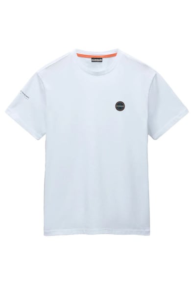 Tricou din bumbac cu detaliu logo -