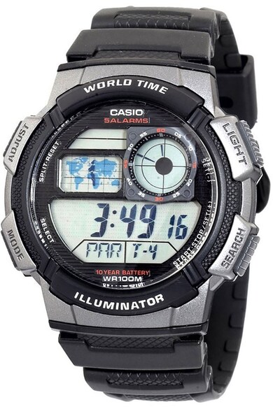 Casio Ceas cronograf cu o curea de cauciuc Barbati