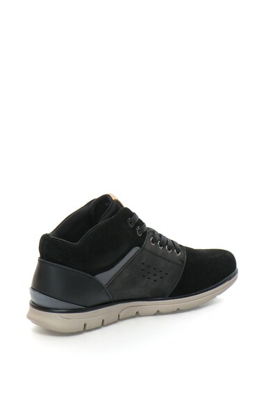 Big Star Pantofi casual de piele intoarsa cu logo lateral Barbati