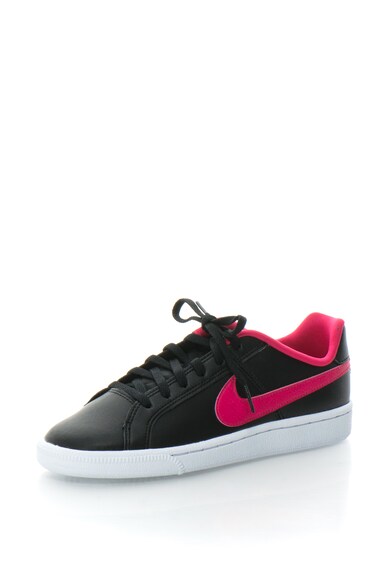 Nike Pantofi sport de piele cu garnituri contrastante Court Royale Fete