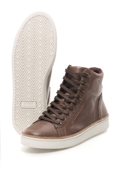 GUESS Pantofi sport mid-high de piele Barbati