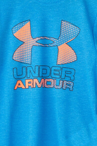 Under Armour Tricou lejer cu imprimeu logo, pentru fitness Baieti