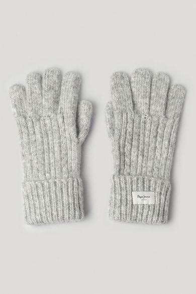 Manusi tricotate - Gri melange