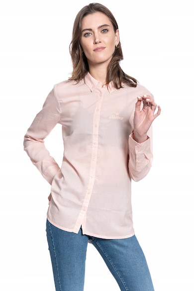 Camasa Dama - Edda Bdc Longblouse - Compozitie Material: 100% Bumbac - Croi: Regular Fit - Inchidere: Nasturi - Numar Buzunare: 0 - Marime S - Roz