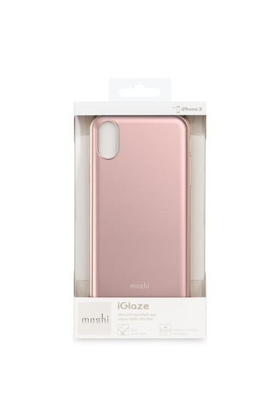 Moshi Husa de protectie  iGlaze pentru Apple iPhone X, Taupe Pink Femei