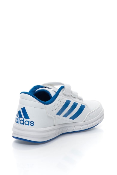 adidas Performance Alta Tépőzáras Sneakers Cipő, Fehér/Királykék Fiú