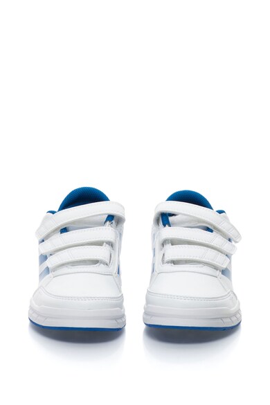 adidas Performance Alta Tépőzáras Sneakers Cipő, Fehér/Királykék Fiú