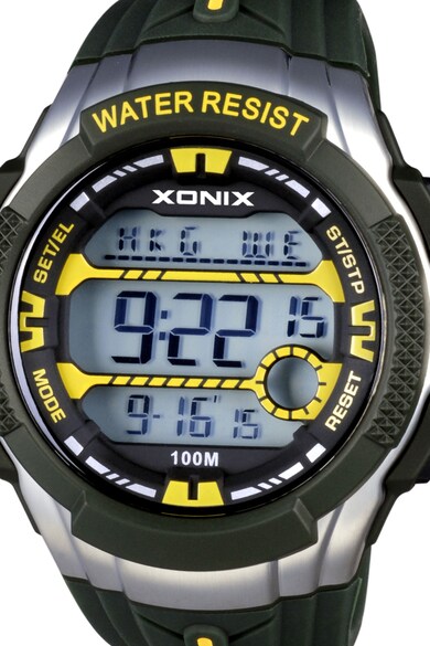Xonix Ceas cronograf digital cu o curea de silicon NH Barbati