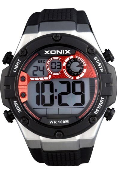 Xonix Ceas cronograf digital cu o curea de silicon NL Barbati