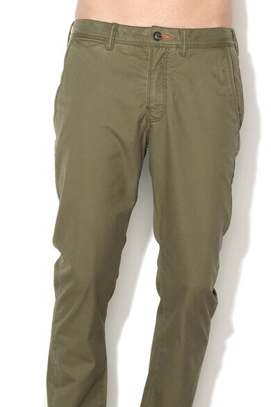 SUPERDRY Pantaloni chino cu buzunare cu refilet Rookie Barbati