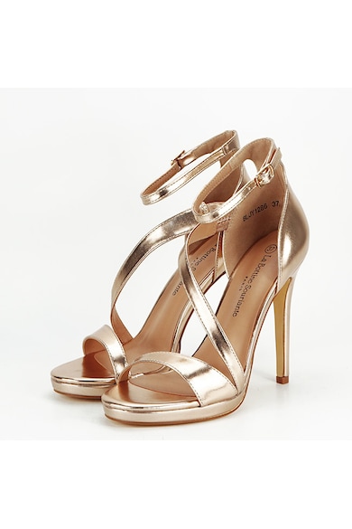 Sandale elegante roz auriu BLJY1286 128 15191 - Auriu rose