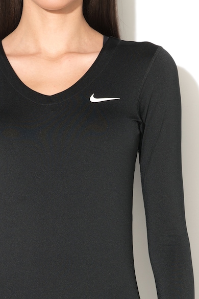 Nike Bluza sport cu decolteu in V Femei