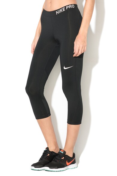 Nike Colanti sport capri tight fit cu banda elastica in talie Pro Femei