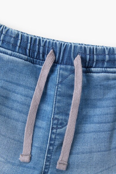 Mango Pantaloni jogger din denim cu banda elastica in talie Baieti