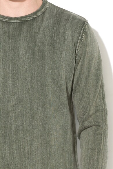 Jack & Jones Пуловер Wash с овално деколте и винтидж дизайн Мъже