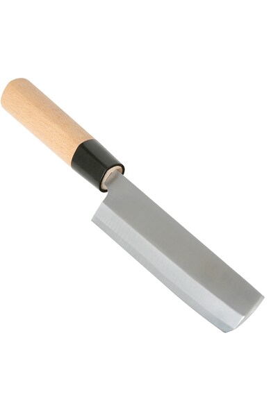 Hendi Нож  Модел Nakiri, Стоманена въглеродна сплав / Дървена дръжка, Дължина острие/нож 18/32,5 см Жени