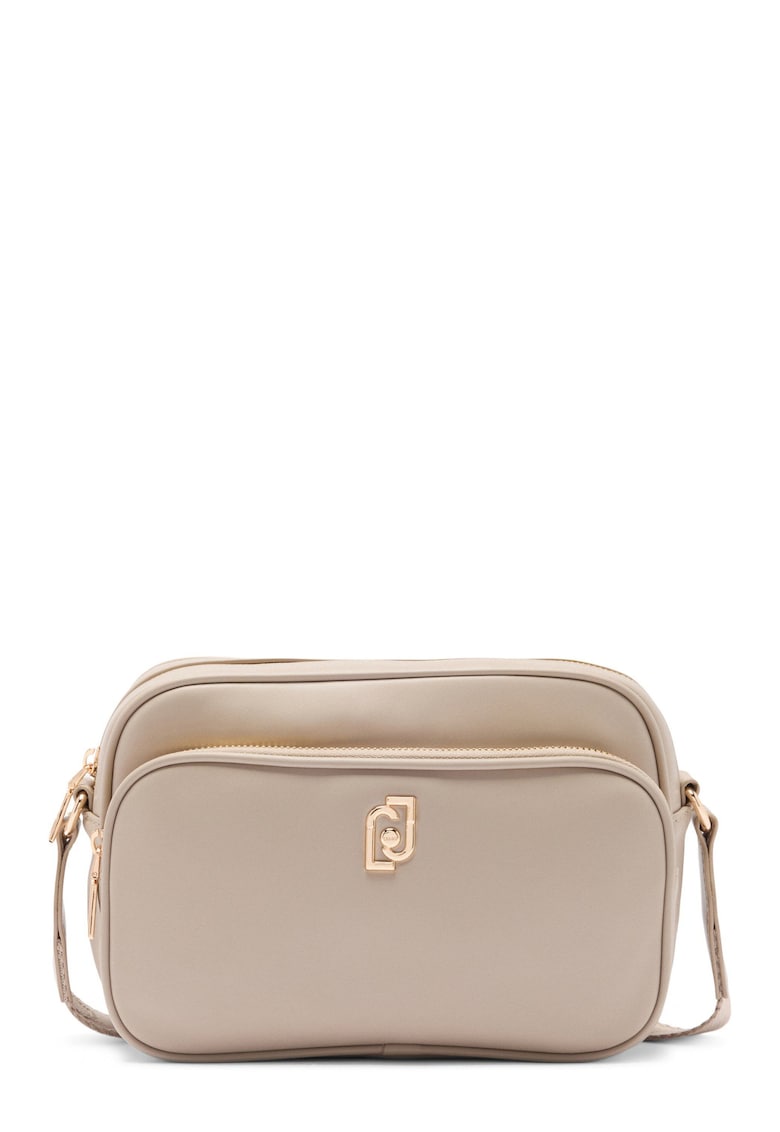 Geanta crossbody din piele ecologica - Bej