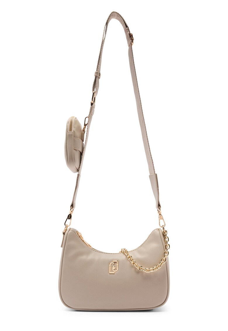 Geanta crossbody din piele ecologica - Bej