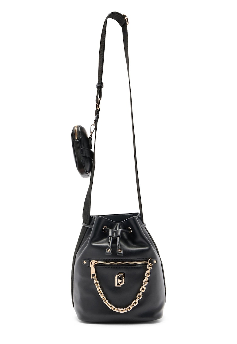 Geanta bucket din piele ecologica cu etui detasabil