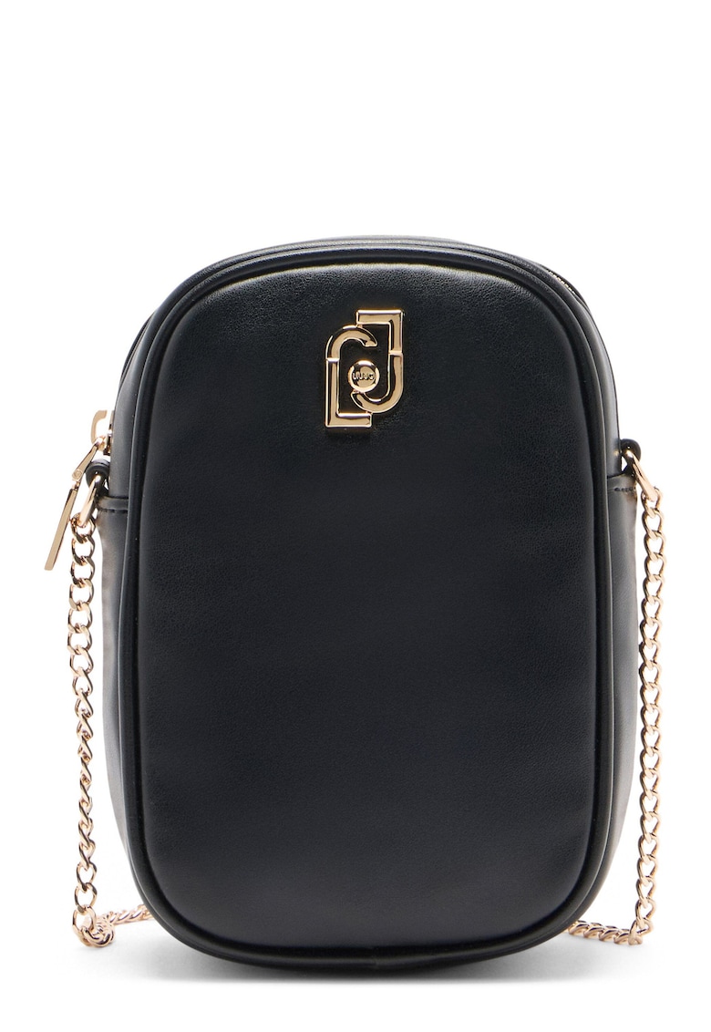 Geanta crossbody din piele ecologica cu bareta din lant