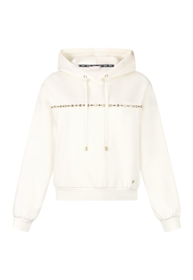 Hanorac din amestec de bumbac Better - Alb fildes