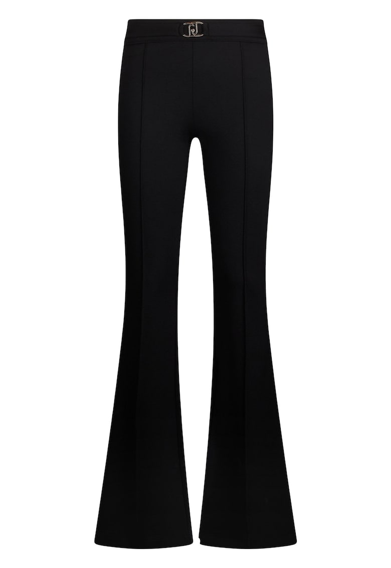 Pantaloni cu croiala kick-flared