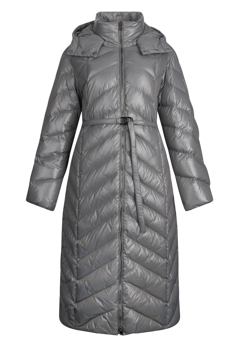 Geaca lunga cu umplutura de puf