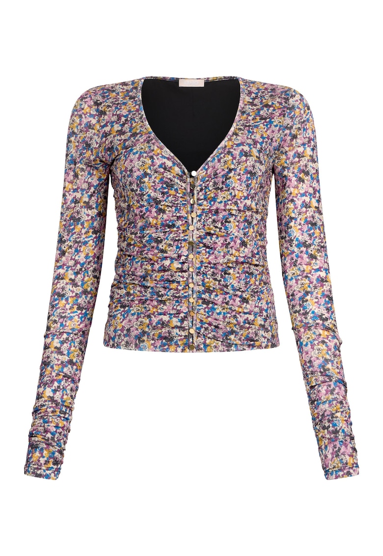 Bluza cu fronseuri si nasturi