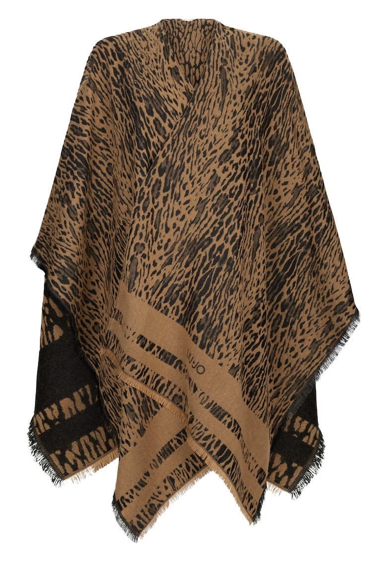 Poncho cu animal print