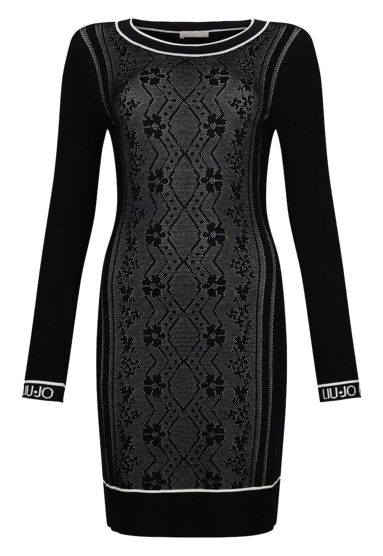 Rochie din tricou cu decolteu rotund