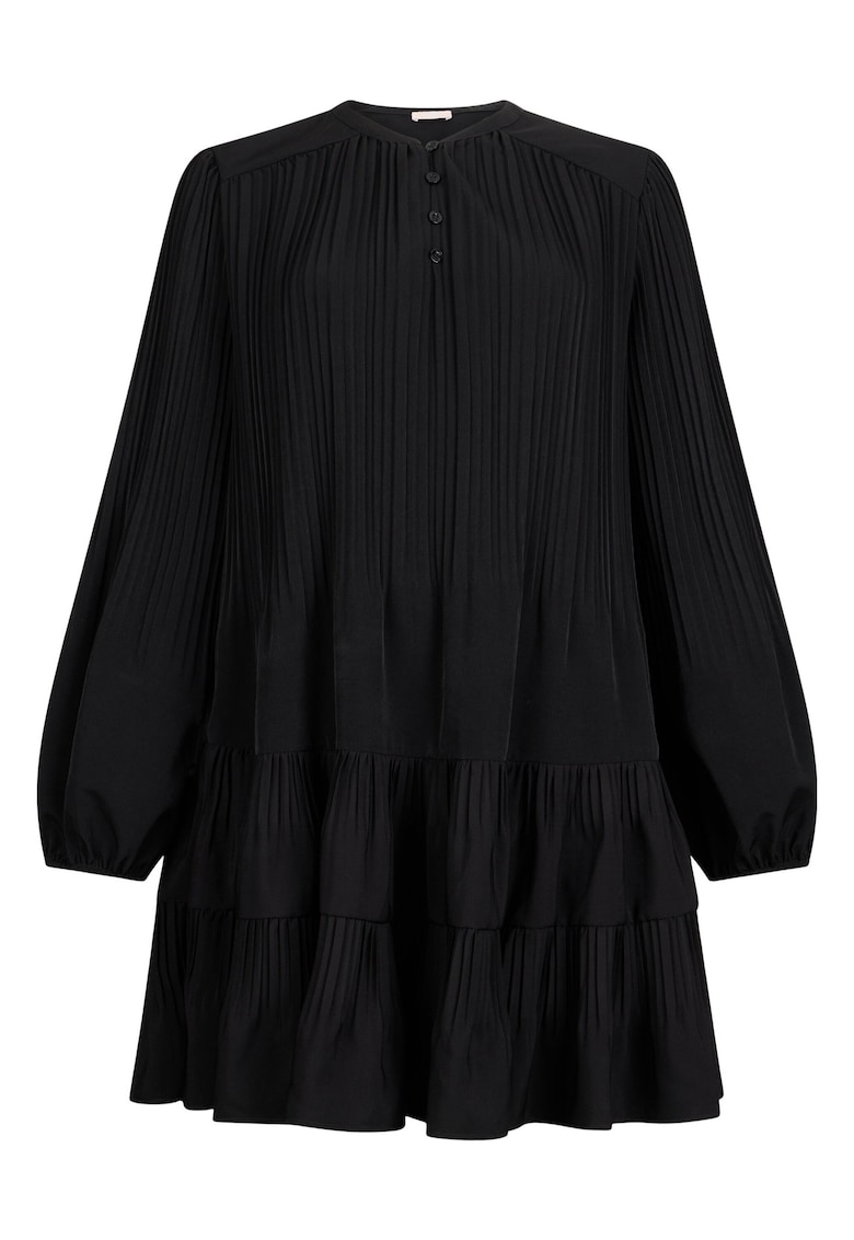 Rochie scurta evazata cu maneci lungi